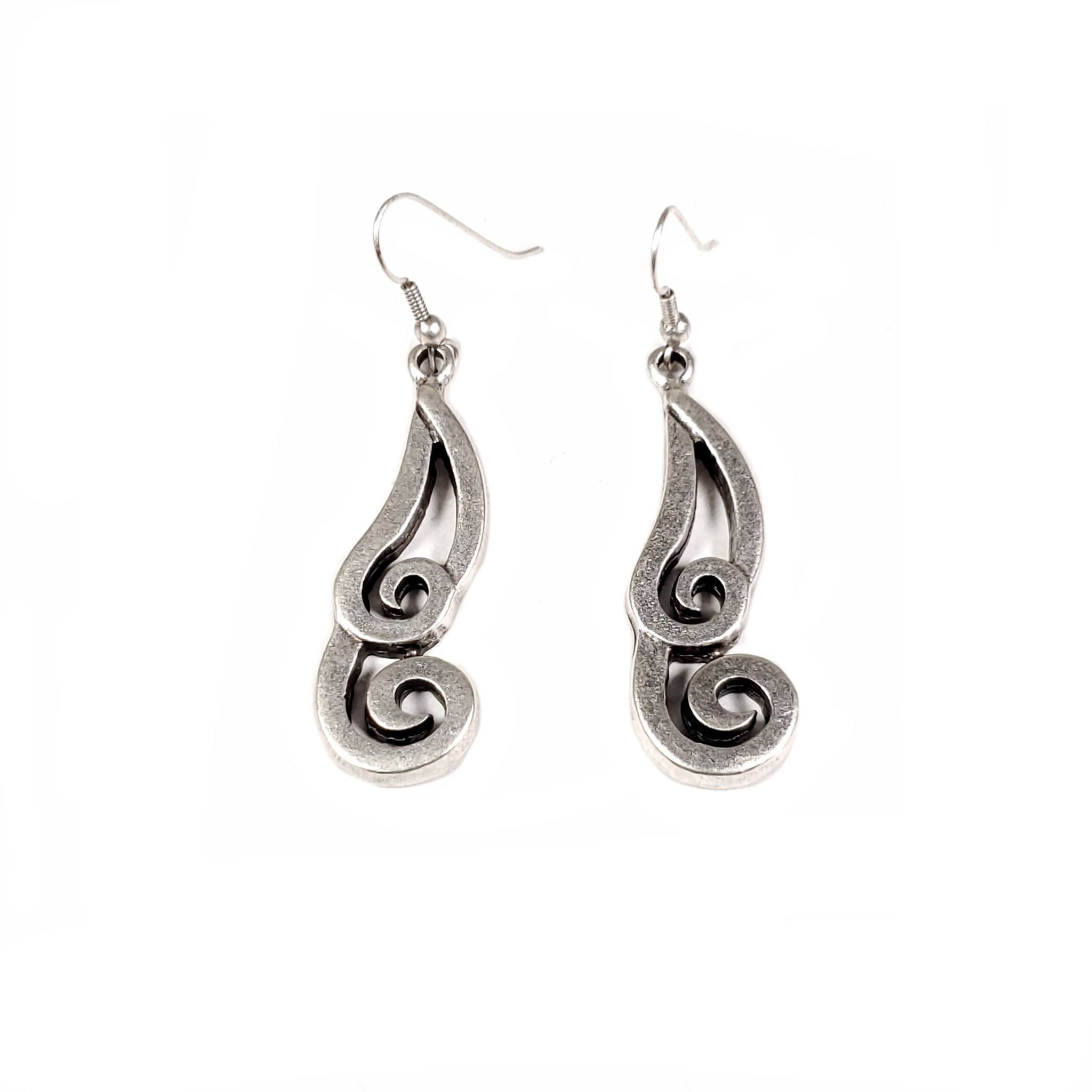 Item # KU-108 - Pewter Earrings