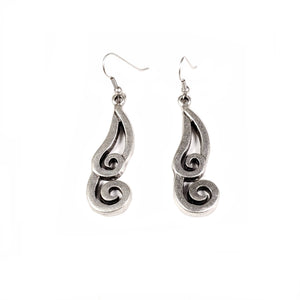 Item # KU-108 - Pewter Earrings