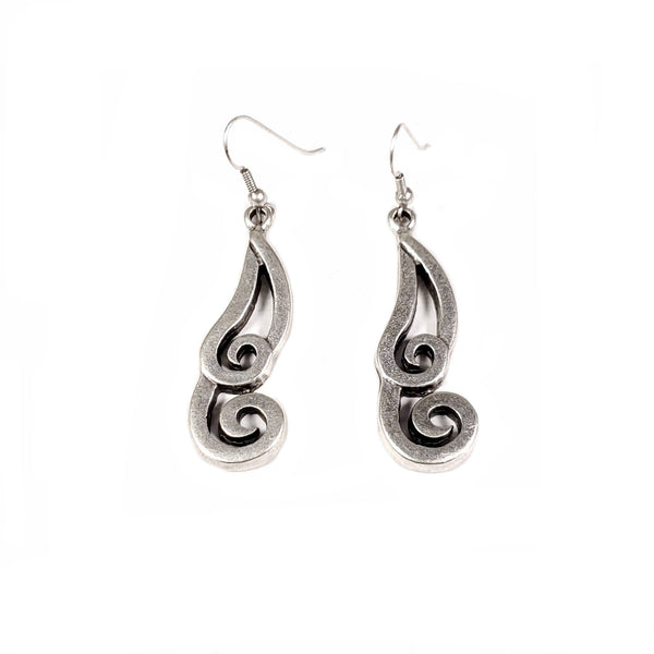 Item # KU-108 - Pewter Earrings