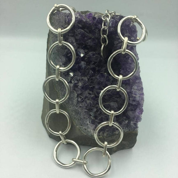 Link design choker : Lobster clasp / 15 inch