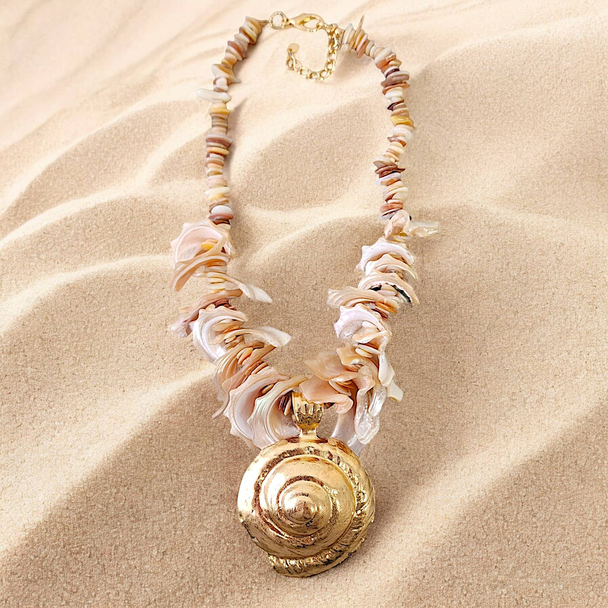 Mocha Seashell Necklace