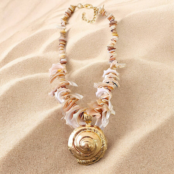 Mocha Seashell Necklace