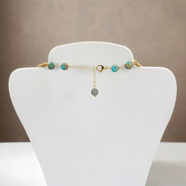 Golden Serenity Imperial Jasper Necklace