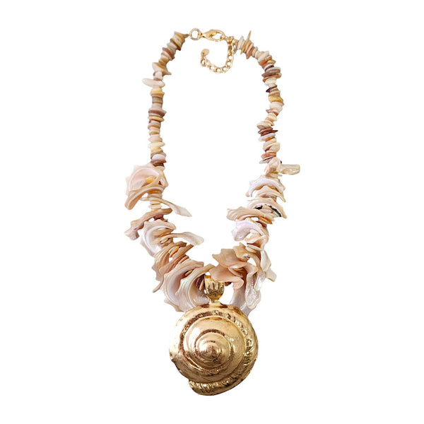 Mocha Seashell Necklace