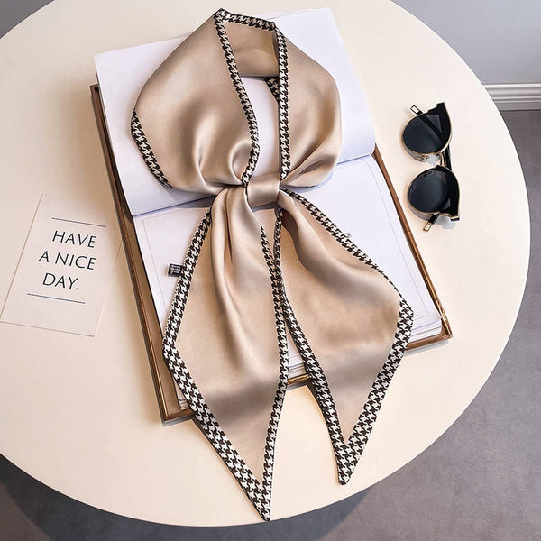 Women’s Long Silk Scarf – Stylish Neck Accessory_CWASC03144: TYPE5 / (OS) 2