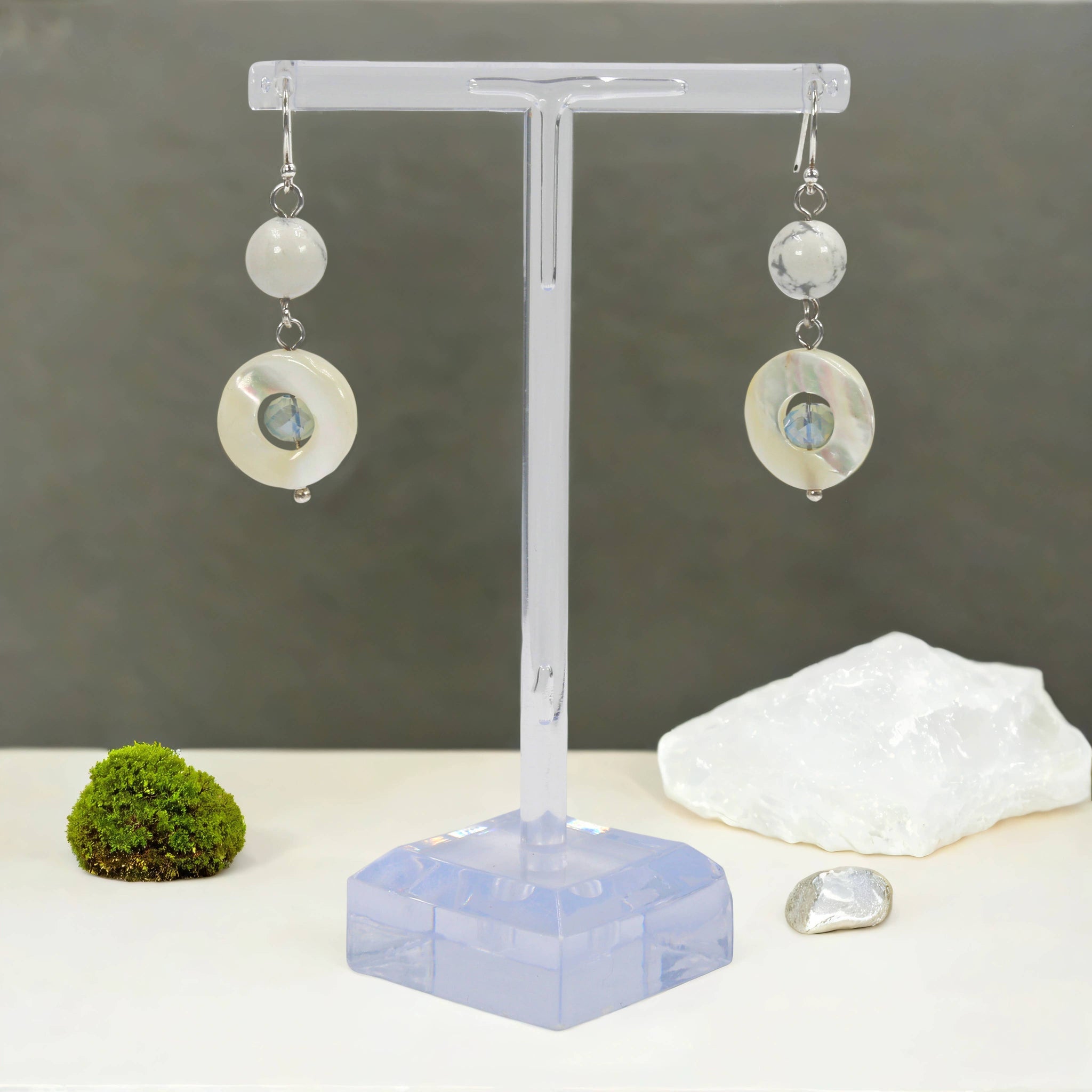 Ocean Glow Harmony Shell Earrings