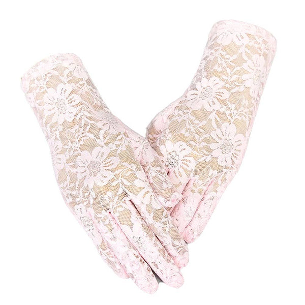 Bridal Mesh Gloves: Gold