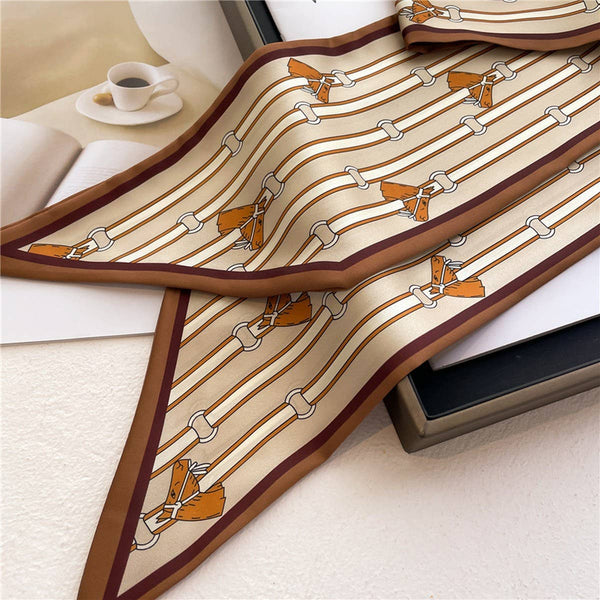 FASHIONABLE DOUBLE-LAYER NARROW SILK HEAD SCARF_CWASC1512: TYPE1 / (OS) 1