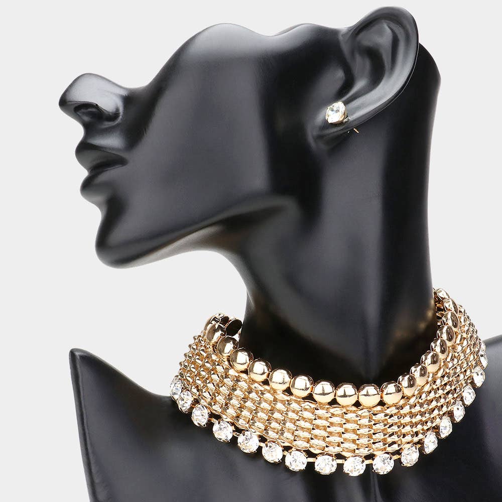 Gold Chunky Metal Choker
