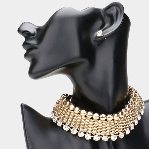 Gold Chunky Metal Choker
