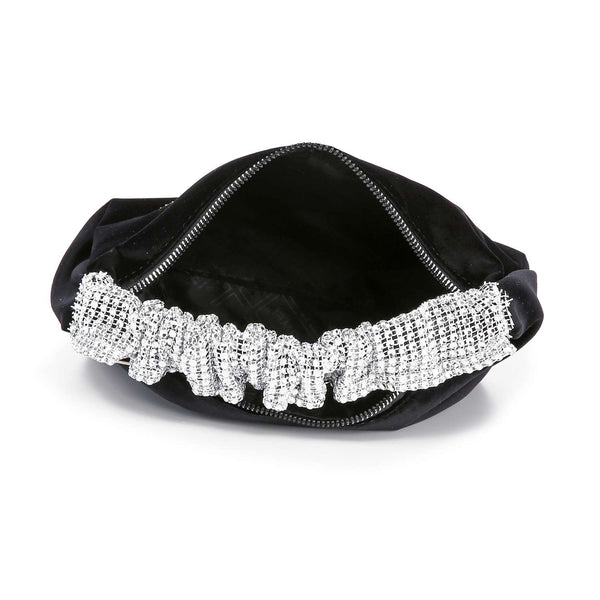 Bold Stone Petite Evening Bag: Black