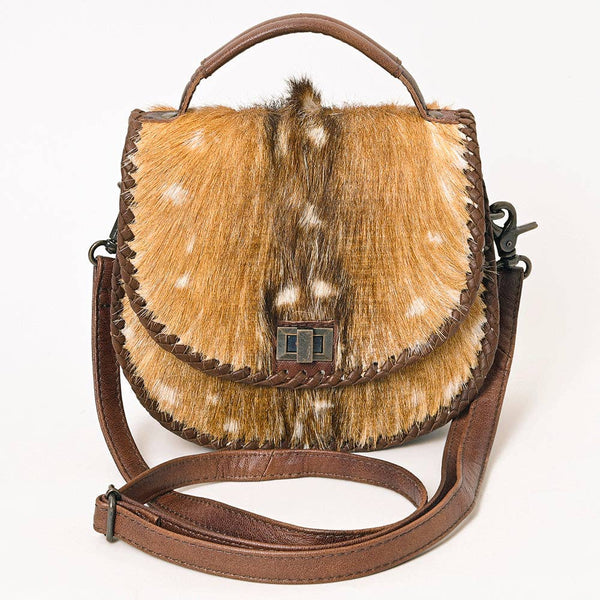 ADBG1221 American Darling Hair-On Cowhide Genuine Leather Western Crossbody Bag: ADBG1221