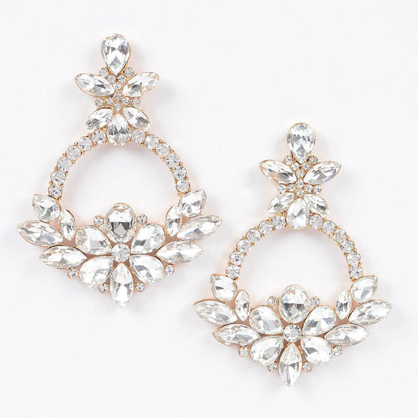Rhinestone Earring: CLSL