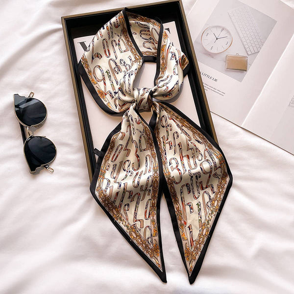 Women’s Long Silk Scarf – Stylish Neck Accessory_CWASC03144: TYPE5 / (OS) 2