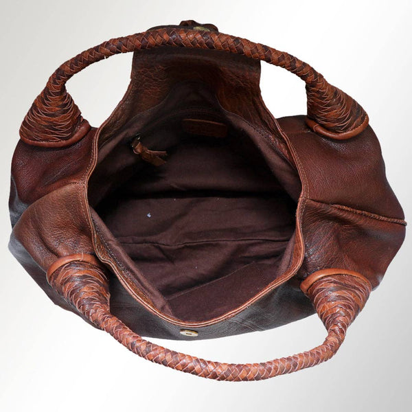Full Grain Leather Top Handle Bag for Women: ADBGM177