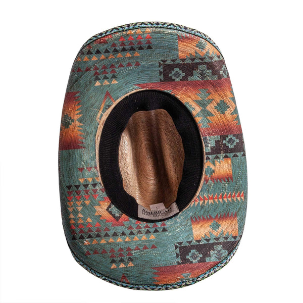 Mexican Palm Straw Hat - Style Cassius: Natural / MD