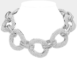 Silver Chunky Chain Necklace