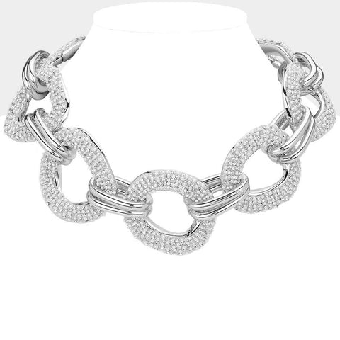 Silver Chunky Chain Necklace