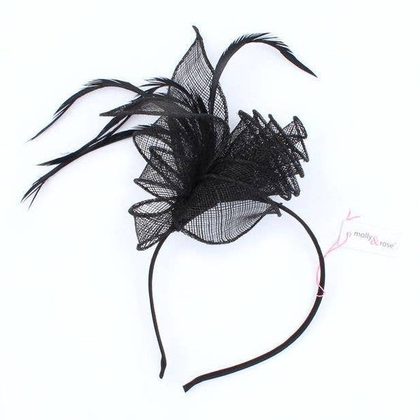 Looped Sinamay Fascinator On An Aliceband