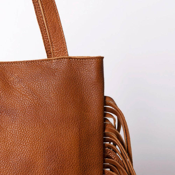 LC-ADBGM305 Tote Genuine Western Leather Women Bag: ADBGM305B