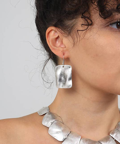 Fine silver plated jewelry set