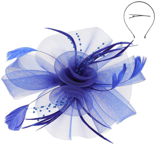 Kentucky Derby Southern  Feather Fascinator Detachable 4: Rd