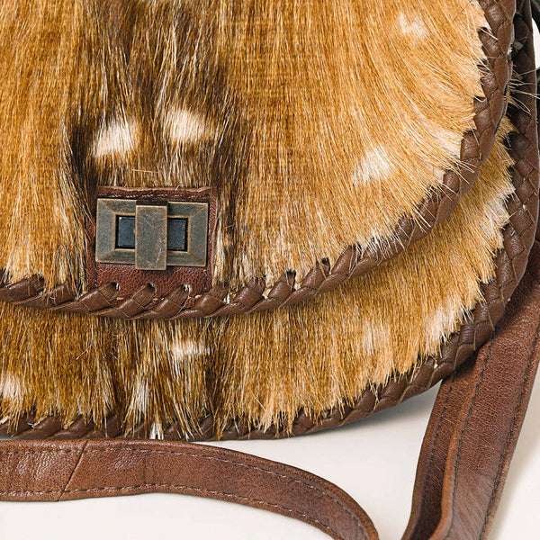 ADBG1221 American Darling Hair-On Cowhide Genuine Leather Western Crossbody Bag: ADBG1221
