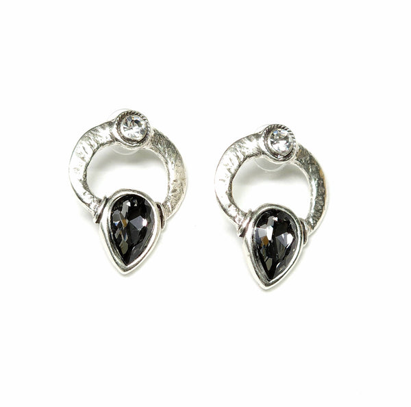 Item # NE-1293G - Pewter Earrings