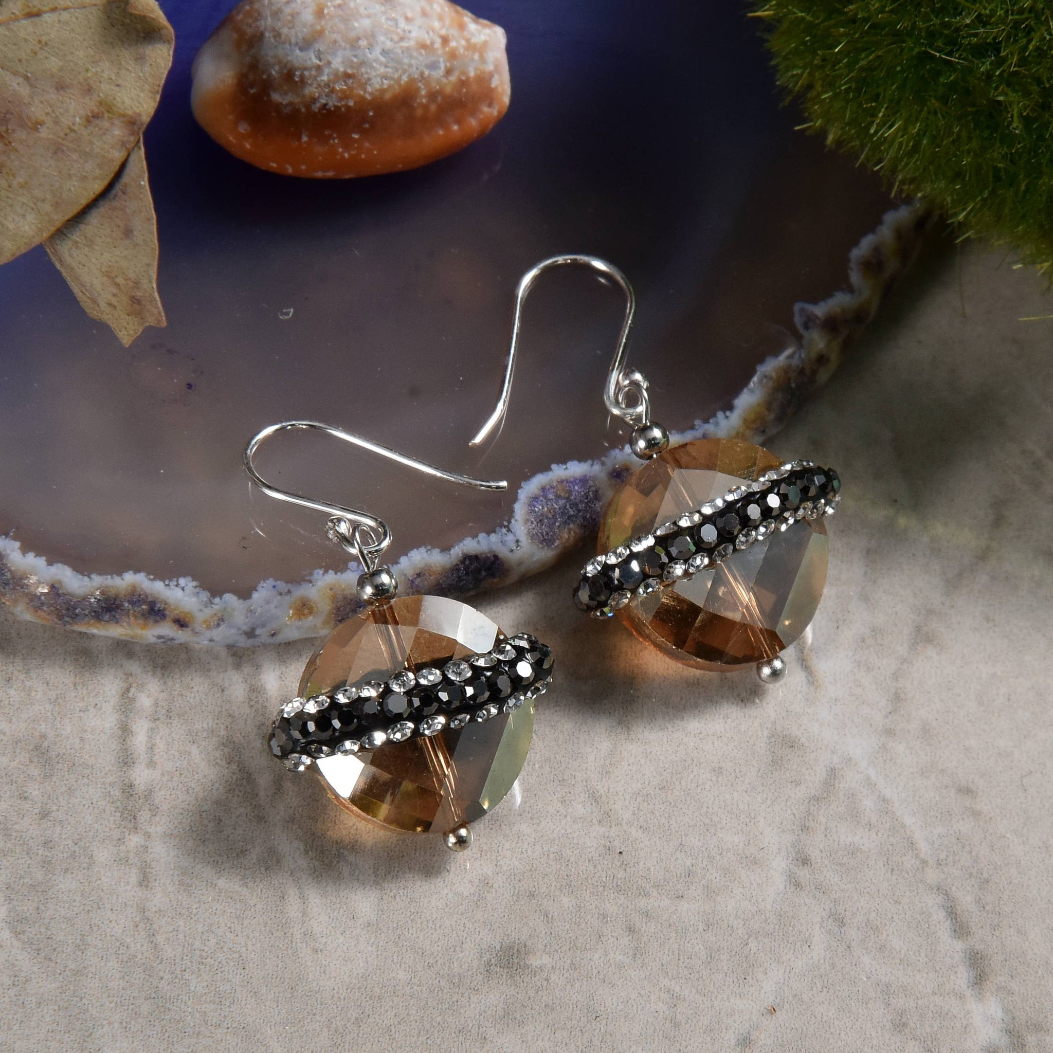 Druzy Crystal Earring