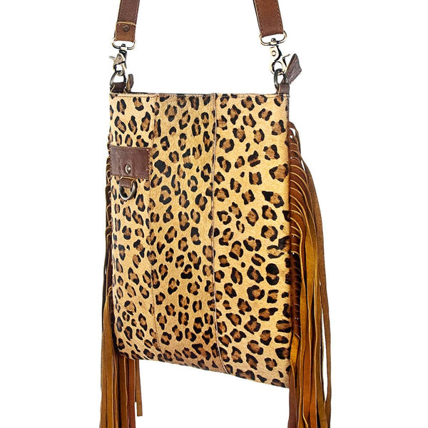 ADBG108 American Darling Large Hair-on Cowhide Crossbody Bag: ADBG108CHEFRNG