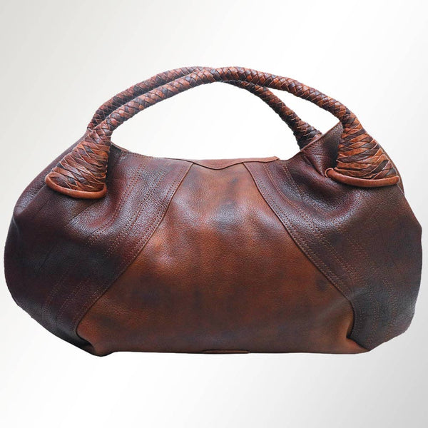 Full Grain Leather Top Handle Bag for Women: ADBGM177