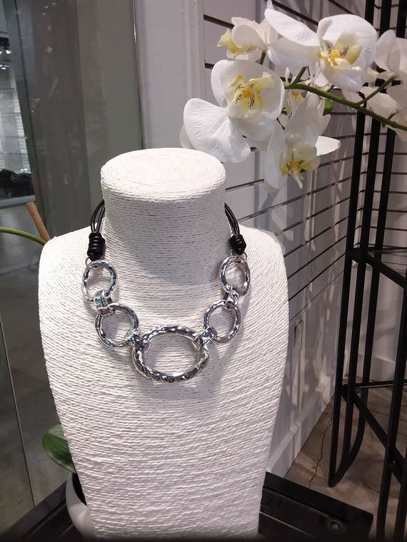 N3273 Silver/ Black