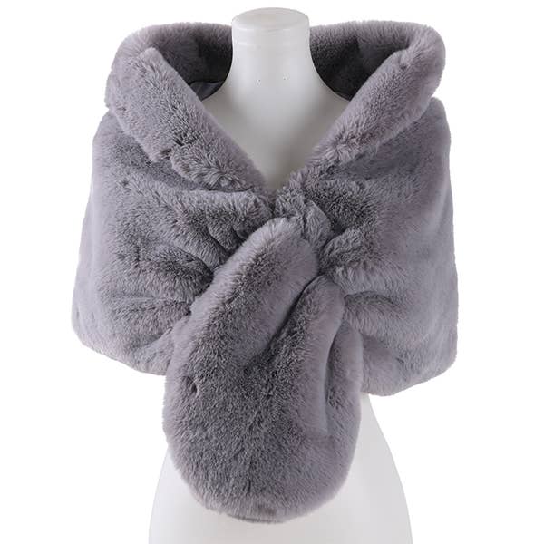 FAUX FUR WRAP