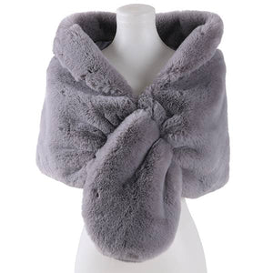 FAUX FUR WRAP