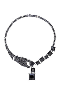 Leopard Necklace - Black