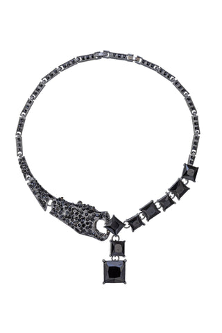 Leopard Necklace - Black