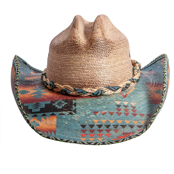 Mexican Palm Straw Hat - Style Cassius: Natural / MD