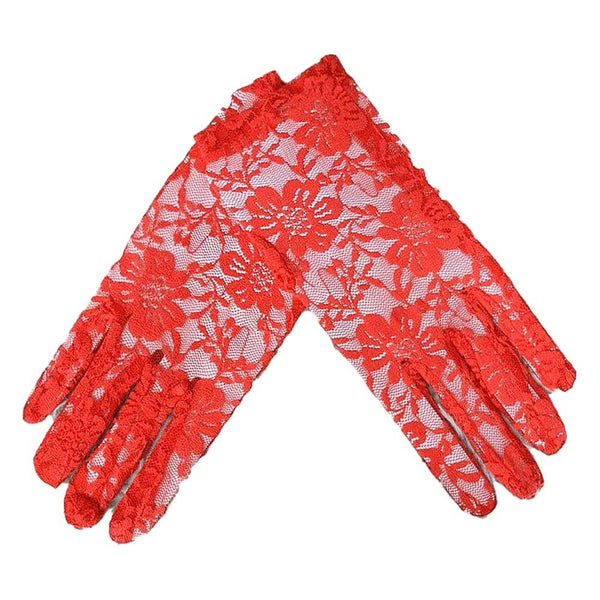 Bridal Mesh Gloves: Gold