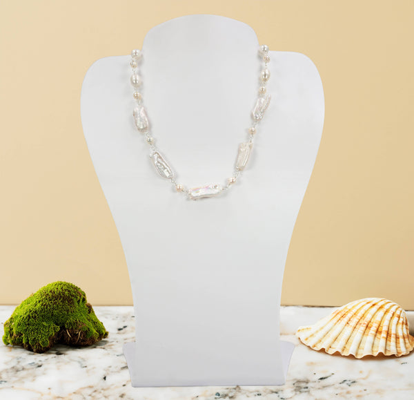 Moonlit Tide Pearl Necklace