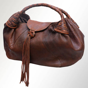 Full Grain Leather Top Handle Bag for Women: ADBGM177