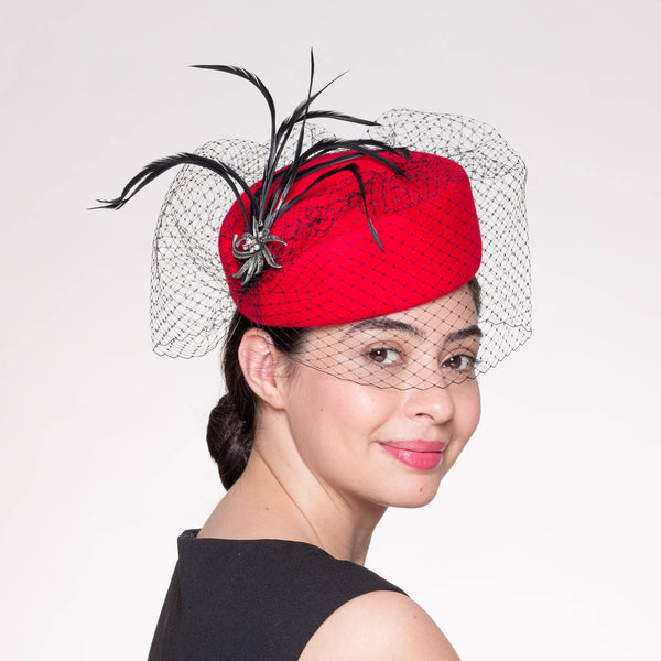 Winter Church & wedding wear hat collection. Great quality: 400494-PU