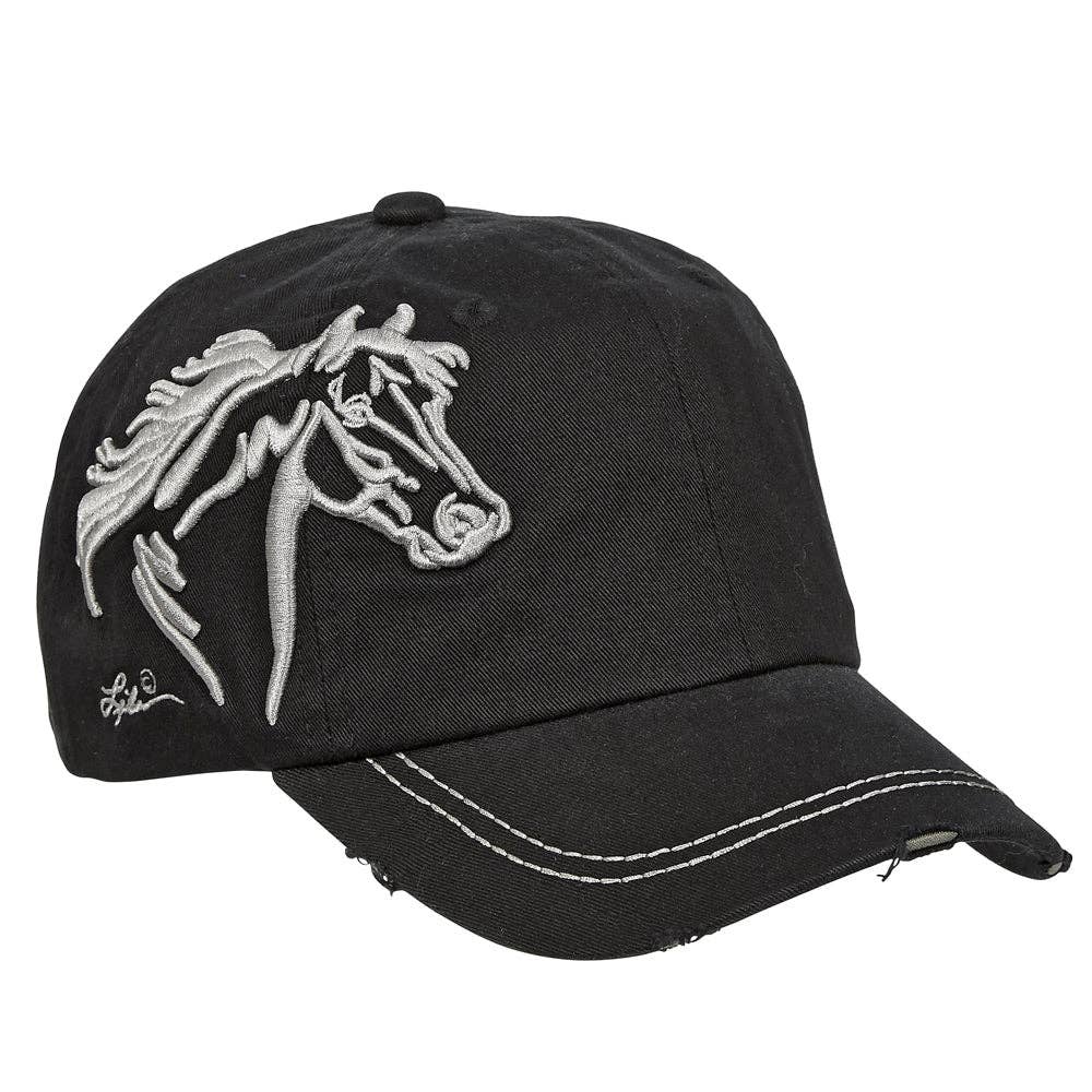 Black Cap with Horse Head