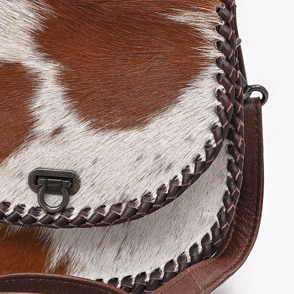 ADBG1221 American Darling Hair-On Cowhide Genuine Leather Western Crossbody Bag: ADBG1221