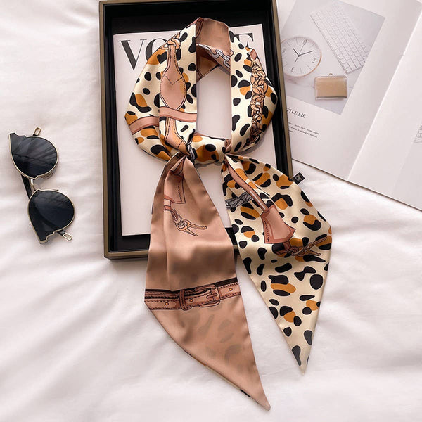 Women’s Long Silk Scarf – Stylish Neck Accessory_CWASC03144: TYPE4 / (OS) 2