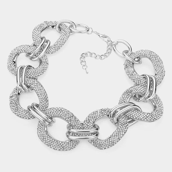 Silver Chunky Chain Necklace