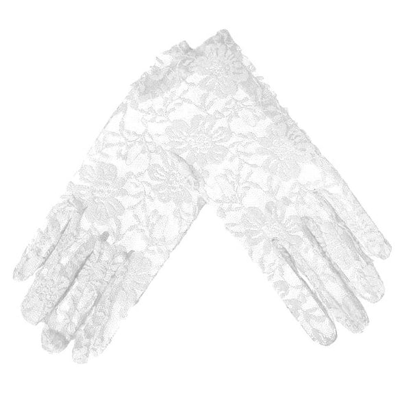 Bridal Mesh Gloves: Gold