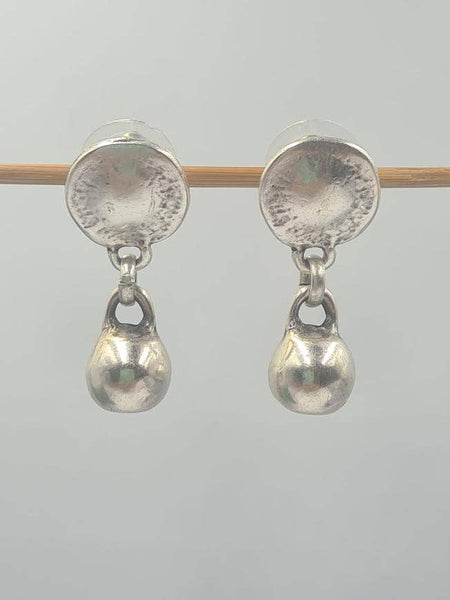 Sculptural Drop Post Earrings