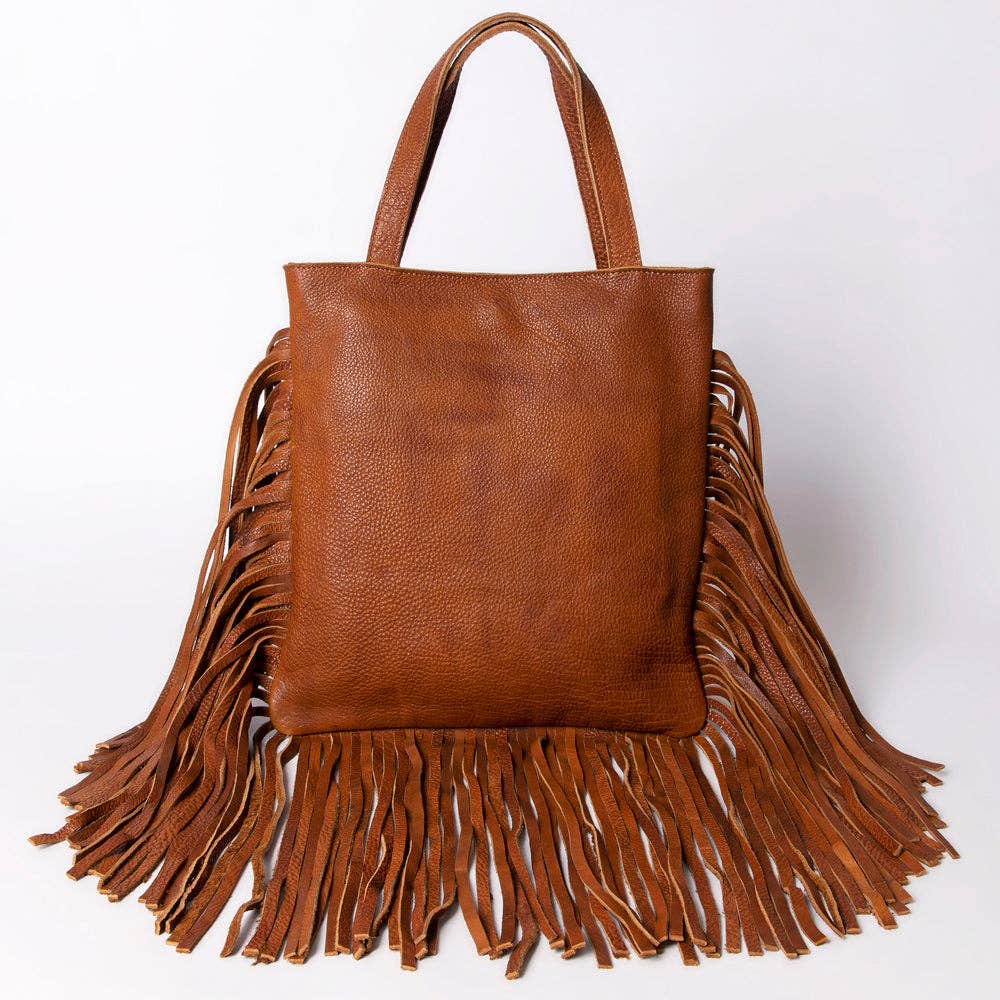 LC-ADBGM305 Tote Genuine Western Leather Women Bag: ADBGM305B