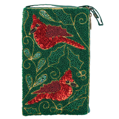 Cardinal Beaded Club Bag