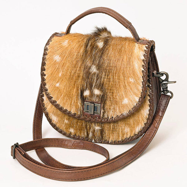 ADBG1221 American Darling Hair-On Cowhide Genuine Leather Western Crossbody Bag: ADBG1221